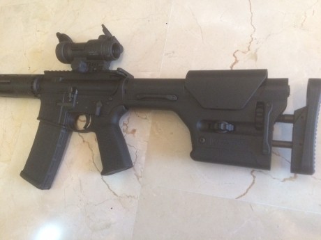  Culata MAGPUL PRS  con cantonera y carrillera regulables, para estrenar, ha sido montada pero no utilizada.

La 00