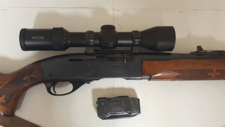 Un amigo sin internet vende
Rifle Remington modelo Woodmaster semiautomático en 30-06, con visor de batida 00