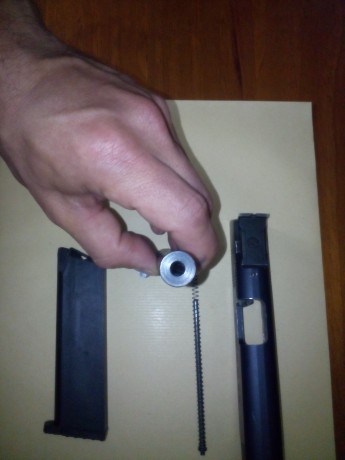 Conversor de calibre 22 para pistolas 1911 y clones. Es de la marca Pro Teck de fabricación italiana. 00