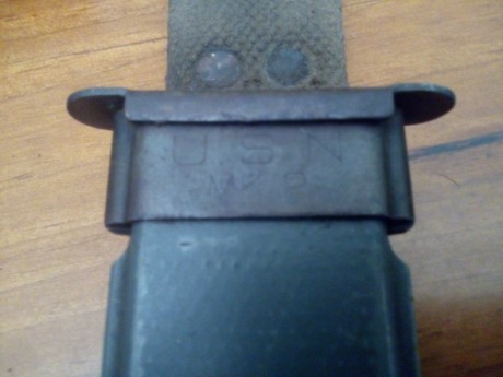 Cuchillo KA BAR MK2 USN, original de la segunda guerra mundial, usado por la marina de loa Estados Unidos. 10