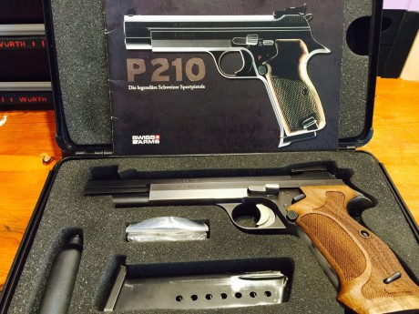 En venta Swiss arms P210 6 pulgadas
arma usada para precision
guiada en F
Se encuentra en murcia.
Lleva 01