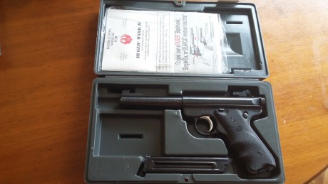 Vendo pistola Ruger MK II. 
 Arma de contrastada calidad para la iniciación en el tiro deportivo. Gran 02