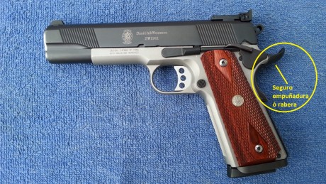 Hola compañeros, si alguno tenéis una S&W 1911 45acp y tenéis pensado anular el seguro de empuñadura 00