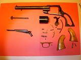 vendo o cambio revolver santa barbara 44
con accesorios de baquetas  limpieza de cañon y de tambor
de 41