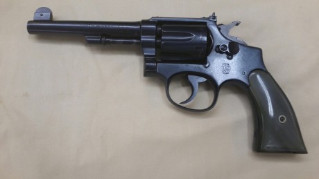 Vendo Revolver S&W ,modelo 1905 M&P de 5" modelo años 20/30 ,calibre 38 special, documentado 00