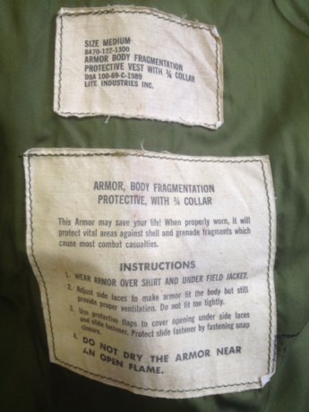 VENDIDO este Chaleco.

Se trata de un chaleco antifragmentación ORIGINAL utilizado por el ejército USA 00