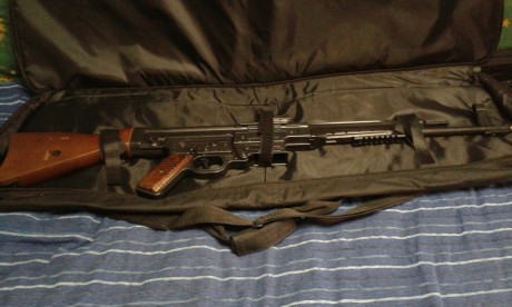 Ayudo a un amigo a vender este fusil Stg44 de la casa GSG en calibre 22, Compuesto el kit por:
 - puntero 01