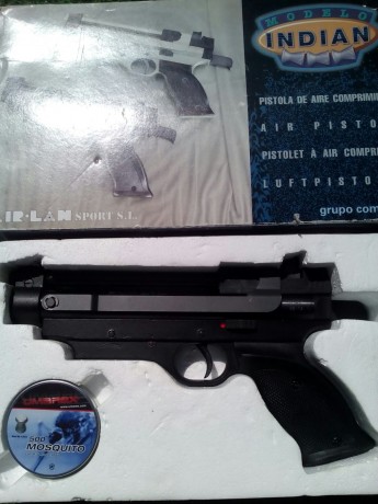 Se vende Cometa Indian Black calibre 4.5 en perfecto estado. 

Muy poco uso, soy tirador de carabina. 00