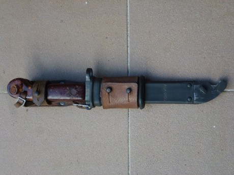 Hola.
Vendo bayoneta rumana del fusil AKM tipo II traida de Croacia. Estas bayonetas fueron compradas 00