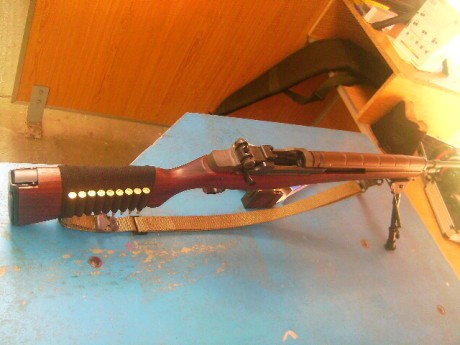 seguimos limpiando armeros,por no usar vendo M1A  M-14  muy buen estado y muy preciso
 calibre 243 w
 80
