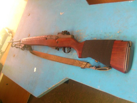 seguimos limpiando armeros,por no usar vendo M1A  M-14  muy buen estado y muy preciso
 calibre 243 w
 120