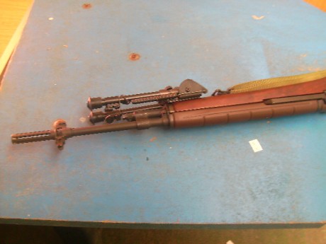seguimos limpiando armeros,por no usar vendo M1A  M-14  muy buen estado y muy preciso
 calibre 243 w
 130