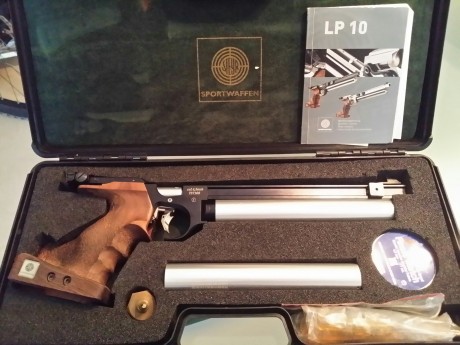 Hola. Vendo pistola STEYR LP10. La compre a un compañero de la empresa el año pasado. entre los dos no 01