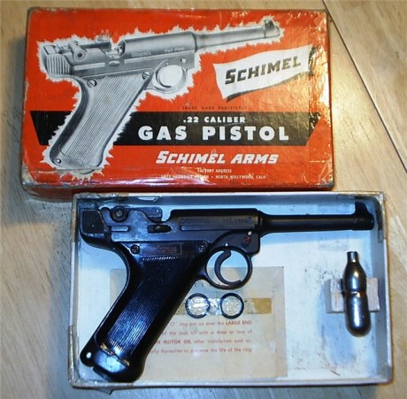 MÍTICA, BUSCADA Y DESEADA, la SCHIMEL GP22, o, LUGER USA fabricada entre 1949-54; es una leyenda, ahora, 100