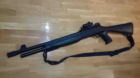 Hola a todos,

Vendo esta magnífica escopeta táctica HATSAN MPA semiautomática en calibre 12 con capacidad 02