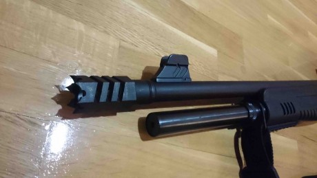Hola a todos,

Vendo esta magnífica escopeta táctica HATSAN MPA semiautomática en calibre 12 con capacidad 10