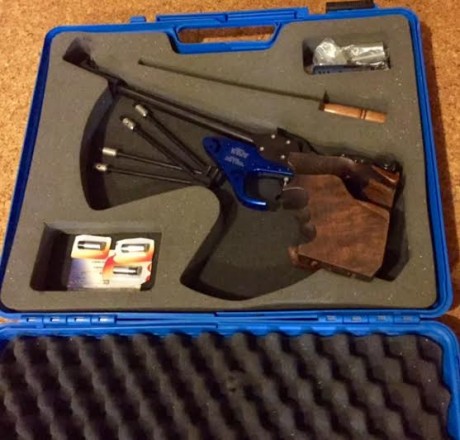 Vendo pistola para modalidad libre Match Guns MG5 electronica. La cacha es talla L, lleva pasta para adaptarla 02