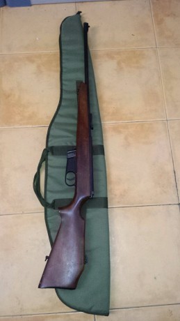 Cambio carabina Voere semiauromatica  de calibre 22 Lr con dos cargadores por escopeta paralela de caza 02