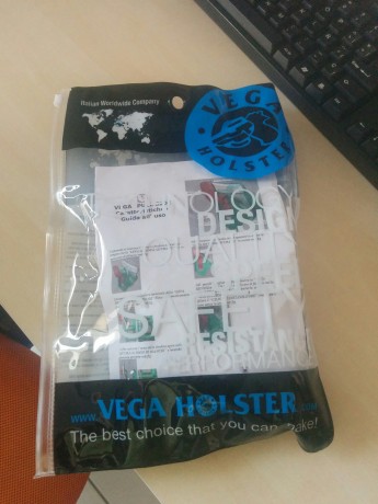 Buenas tardes, vendo una funda de la marca Vega, modelo VKS8, para pistolas Glock, está totalmente nueva, 40