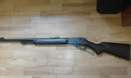 Vendo Marlin 444, buen estado general, recién revisado por armero profesional con factura, precio 500 02