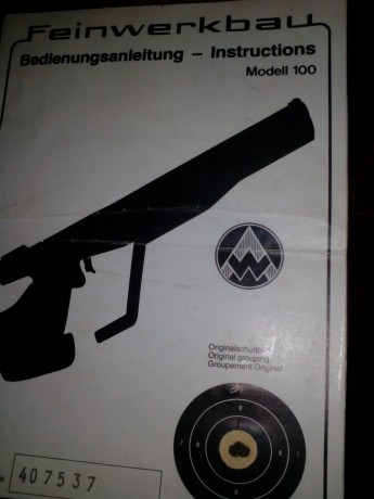Vendo pistola aire comprimido 4.5 de palanca en perfecto estado. El arma esta en Murcia 112