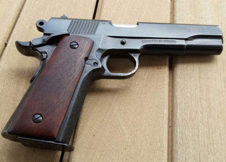 Hola. 
Vendo Norinco 1911 en 45 ACP. Buen estado general. Usada solo en precision. 01