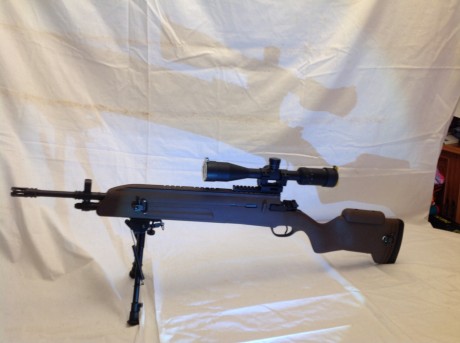 VENDIDA. Escopeta Saiga 410 versión 02, la que es como un Ak 47 clásico.
Muy buen estado de conservación 161