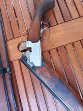 Hola a todos. Pongo a la venta mi antigua Beretta de plato. Se trata de una S56e,  monogatillo, con * 00