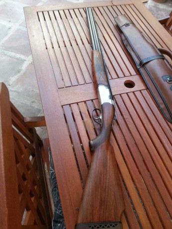 Hola a todos. Pongo a la venta mi antigua Beretta de plato. Se trata de una S56e,  monogatillo, con * 10