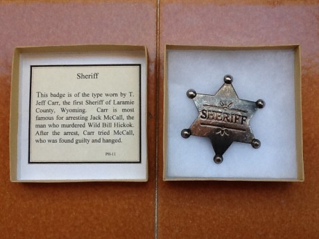 Hola

Vendo una placa de Sheriff copia exacta de la que utilizaba el Sheriff Jeff Carr.Famoso por arrestar 00