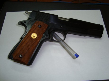 Vendo pistola Colt 1911, documentada en libro de coleccionista,  se puede conservar en libro. o documentar 00