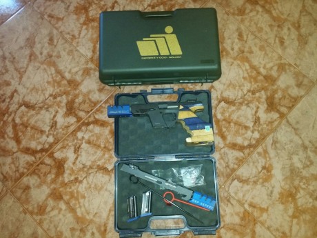 VENDIDA 
Vendo pistola Walther GSP Expert del 22 con carro del 32 S&W guiada en F. La  vendo como 00
