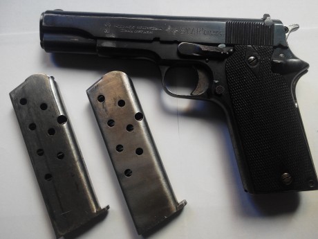 Hola.

Un amigo me pide que le anuncie esta pistola.Se trata de la Star 1921,arma de dotación en la Guardia 02