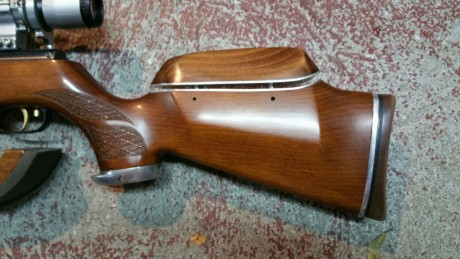 Vendo HW97 K calibre 4,5 
Potencia 15,5 julios.
Exterior:
Culata preparada para ft con carrillera ajustable 02
