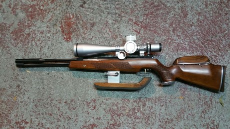 Vendo HW97 K calibre 4,5 
Potencia 15,5 julios.
Exterior:
Culata preparada para ft con carrillera ajustable 00