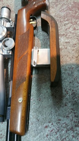 Vendo HW97 K calibre 4,5 
Potencia 15,5 julios.
Exterior:
Culata preparada para ft con carrillera ajustable 10
