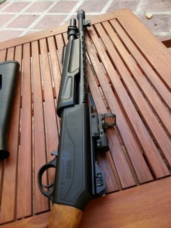 Hola a todos, pongo a la venta mi Hatsan Escort. Se trata de una escopeta de corredera 7+1. Adquirida 02
