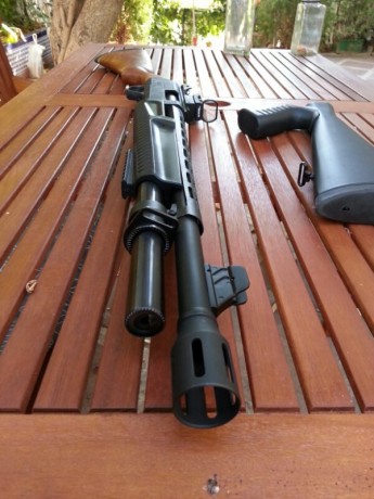 Hola a todos, pongo a la venta mi Hatsan Escort. Se trata de una escopeta de corredera 7+1. Adquirida 01