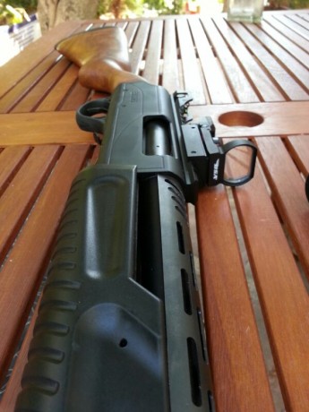 Hola a todos, pongo a la venta mi Hatsan Escort. Se trata de una escopeta de corredera 7+1. Adquirida 00