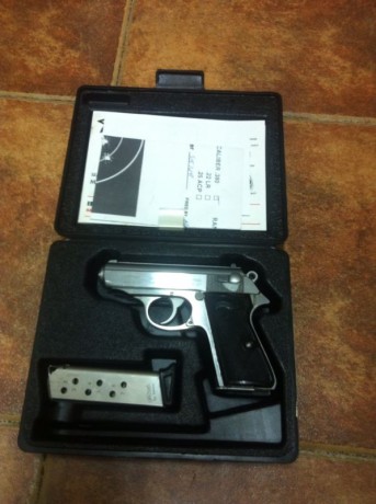 Buenas a todos, pues esto es; busco una Walther PPK/S, mejor de acero inoxidable, calibre 9 corto, no 82