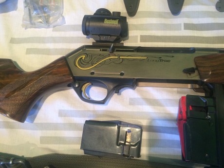 Se vende fn Browning long track modelo new elite con carril para visor holográfico Bushnell con todas 12