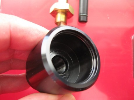 Quickfill original para bombonas Steyr. Venia en un depósito de LG 110 FT.
Se quita el manómetro que está 00