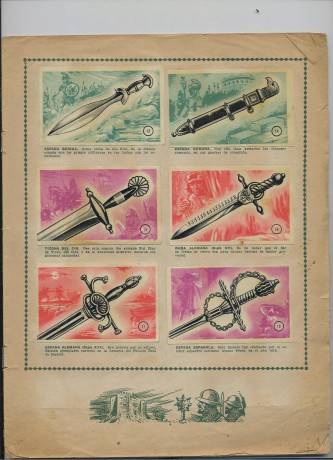 Hola. Hace tiempo me regalaron una joya. Se trata de un albun de cromos de armas que es una pasada. No 70