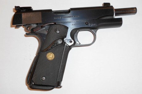 SE VENDE
PISTOLA COLT MK IV MODELO COMMANDER
Calibre 9 mm PB
Con dos cargadores
PRECIO DE VENTA 450.00€
Portes 01