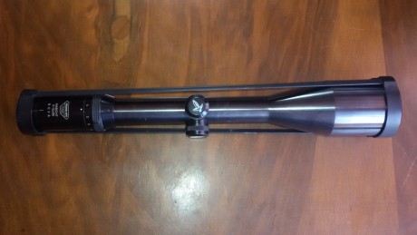 Vendo visor Swarovski Habicht Nova, 3x12x56. Tubo de acero de 30 mm. Pesa 720 gr. Retícula tipo 4A en 00