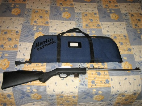 Hola. Vendo esta carabina de acero inoxidable calibre 22LR. 275€ portes incluidos. Está en Asturias. 01