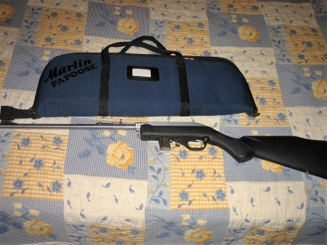 Hola. Vendo esta carabina de acero inoxidable calibre 22LR. 275€ portes incluidos. Está en Asturias. 00