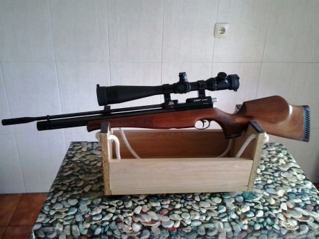 Hola, vendo esta carabina ideal para precision o field target. La carabina tiene una precision impresionante 00