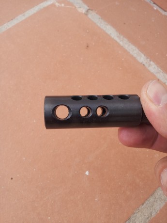 Compensador para rifle 7,62 tiene una rosca 14x1 RH (rosca a derecha) 55€ puesto en casa  :band: 01