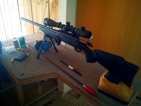 Hola compañeros. Acabo de recibir mi Tikka T3 X Varmint nuevo y al hacerle el rodaje no he hallado restos 121